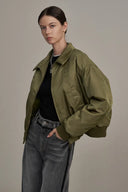 Doudoune Imperméable Pinsya Col en Fourrure en Duvet Canard Blanc