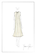 Paz Ruffle Maxi Dress in Acetate-Modal Blend