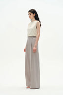Pantalones Sastre Halina en Mezcla de Lana Merino