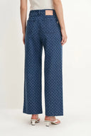 Quinn Jacquard Straight Leg Jeans in Jacquard Denim