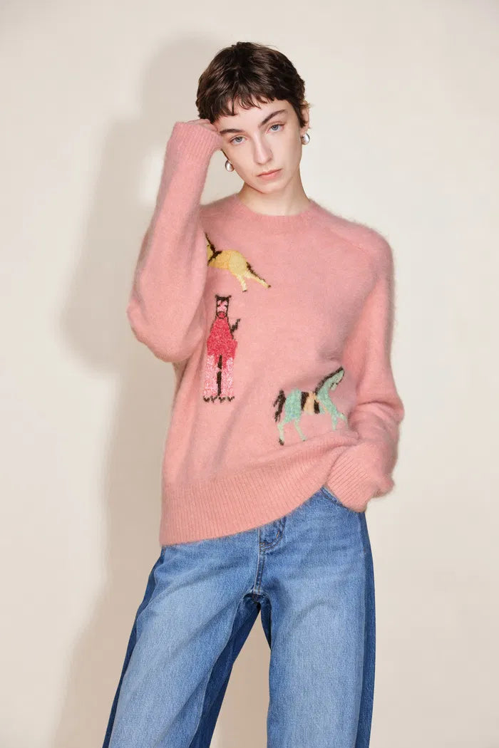 Estrella Pony Sweater in Ultra-Fine Alpaca Blend