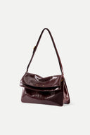 Sac Soft Rialto à double rabat en cuir de vache ciré à l'huile