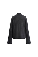 Maglione spesso Miko in lana Merino lavorata a trecce