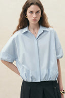Claire Bubble Puff Sleeve Shirt
