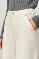 Solara Straight Leg Jeans in Fleece-Lined Denim