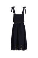 Sofia Embroidery Sleeveless Top and Skirt Set