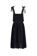 Sofia Embroidery Sleeveless Top and Skirt Set