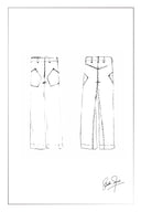 Junon Tilted Pocket Wide Straight Jeans in Cotton Denim