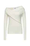 Venus Convertible Off Shoulder Long Sleeve Top in Lyocell Blend