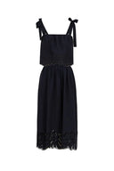 Sofia Embroidery Sleeveless Top and Skirt Set