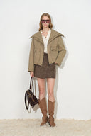 Rhoda Vintage Utility Padded Jacket in 100% Cotton