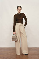 Bolso pequeño Rialto en piel de vacuno de grano superior con textura granulada