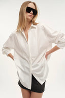 Ballad Metal Label Shirt in Cotton