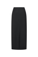 Magalie Straight Skirt in Acetate Merino