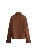 Rowan Two Tone Reversible Jacket in  Double Face Merino Wool