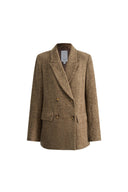 Rottana One-Hand Long Wool Blazer in Merino Wool