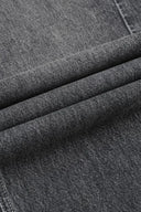 Echo Floor Length Wide Leg Jeans in Turkish Cotton Denim