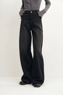 Paz Baggy Washed Jeans aus Baumwoll-Denim