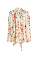 Eli Sleeveless Rosie Sleeveless Top in Mulberry Silk Satin