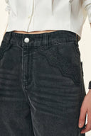 Vivian Jeans in spezieller Baumwoll-Denim-Waschung