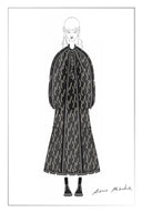 Dakota Spitzenkleid mit Cut-Outs aus Samt Devoré