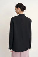 Eleanor Lace Cuff Blazer in Ultrafine Australian Wool