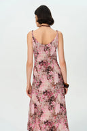 Doris Florales Slip-Kleid aus 22MM Maulbeerseide