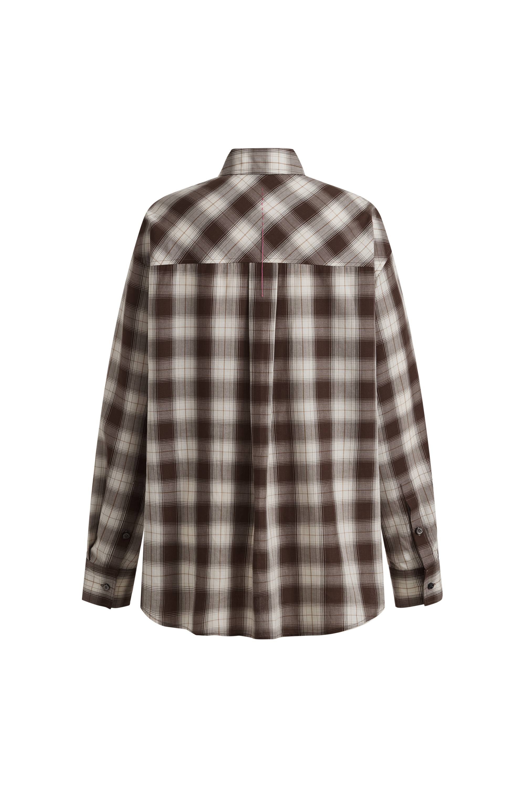 Nicole's Two Way Plaid Shirt in Lyocell Merino Wool Blend – fbrq.com
