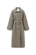 Margot Long Coat in Wool-Alpaca Blend