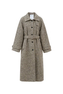 Margot Long Coat in Wool-Alpaca Blend