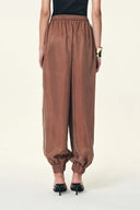 Alice Airy Elasticated Waist Balloon Pants in Cupro Tencel Blend