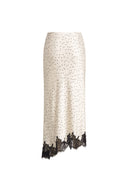 Sonnet Polka Dot Lace Trim Skirt