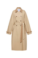 Morrone Belted Trench Coat in Cotton