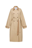 Morrone Belted Trench Coat in Cotton