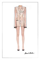 Eleanor Lace Cuff Blazer in Ultrafine Australian Wool