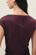 Gemma Ruched Short Sleeve Top