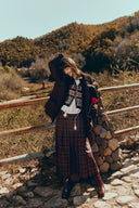 Monica Wasser- und Windabweisende Daunenjacke mit Pelzkragen aus Dreifach-Schutz Mantelstoff