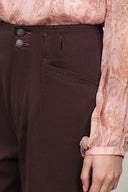 Jeans Soft Sculpture con costuras curvas en contraste en denim de algodón