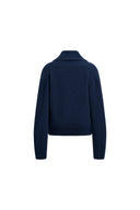 Xaviera Relaxed Shawl Collar Cardigan in 100% Wool