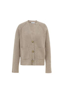 Sofia Double Pocket Cardigan in Merino-Cashmere Knit