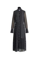 Ellie Kleid mit Polka Dots aus Chiffon