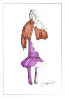 Giacca Brianna con occhielli cuciti a mano in lana merino
