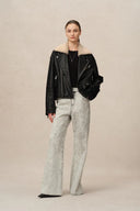 Chaqueta biker Melford en cuero vegano