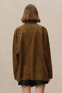 Brandy Lightweight Vegan Suede Shirt