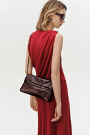 Soft Rialto Doppelkappentasche aus ölgewachstem Rindsleder