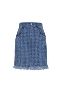 Denise A-Line Skirt in Cotton Denim