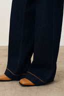Calista Boho Inspired Embroidered Jeans in Stretchy Denim