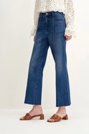 Jeans bootcut Dolly in denim elasticizzato
