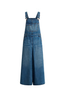 Claire Maxi Overall Skort in Cotton Denim