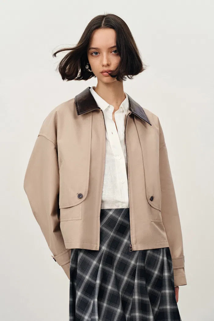 Dnipro Oversized Lightweight Utility Jacket in Cotton Twill – fbrq.com Dnipro Oversized Lightweight Utility Jacket in Cotton Twill – fbrq.com